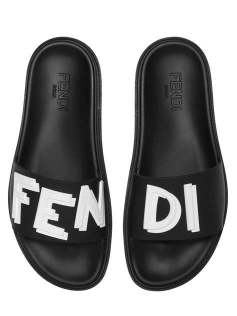 fendi men's slide sandals